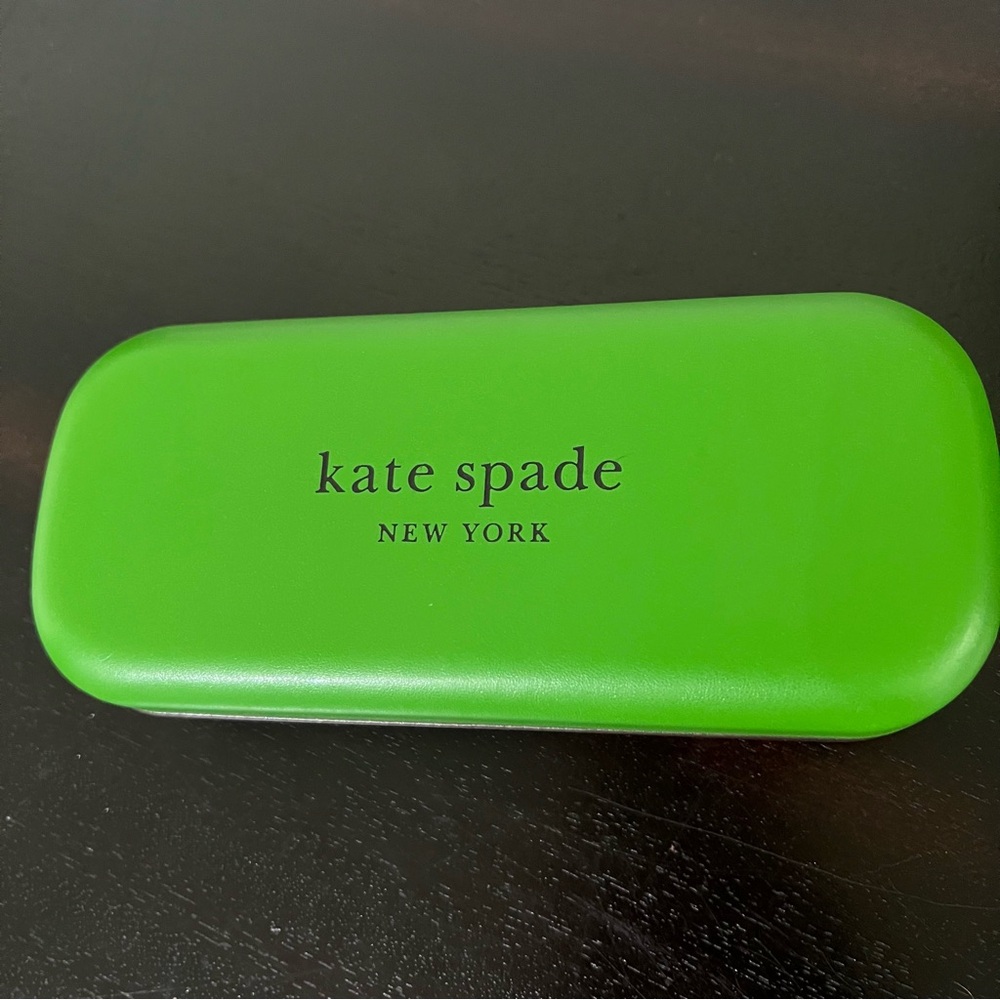 Kate Spade Eyewear Case & Cloth - Green/Brown